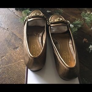Katrin Metallic Coach Loafer NIB